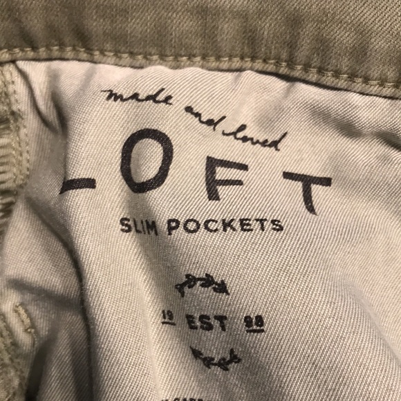 LOFT High Waist Skinny Crop Raw Hem Jeans - Picture 6 of 12